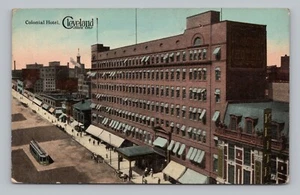 Postcard Colonial Hotel Cleveland Ohio - Picture 1 of 2
