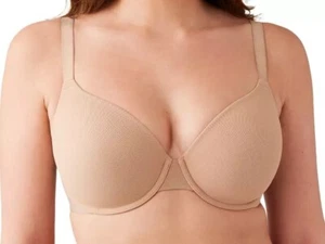 Wacoal 853387 Shape Revelation Shallow Top Underwire Bra 38DDD Color Praline - Picture 1 of 3