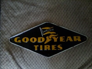 GOODYEAR TIRES ADVERTISING PLAQUE - Picture 1 of 3