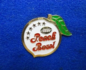 USMA Army West Point Illinois Fighting Illini NCAA Football 1985 Peach Bowl Pin - Picture 1 of 1