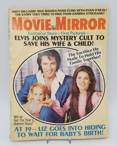 MOVIE MIRROR Magazine Vol 15 #11 Sep 1971 ELVIS PRESLEY LISA MARIE PRISCILLA - Picture 1 of 8
