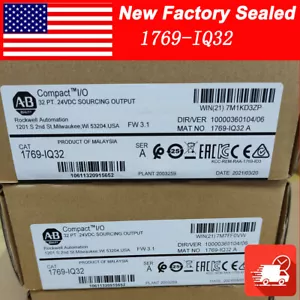 AB 1769-IQ32 SER A CompactLogix 24VDC Input Module New Factory Sealed TX Stock - Picture 1 of 22