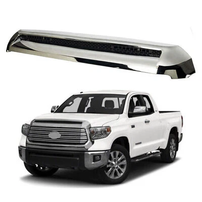For 2014 2021 Toyota Tundra Front Upper Hood Bulge Molding Full Chrome - Изображение 1 из 4