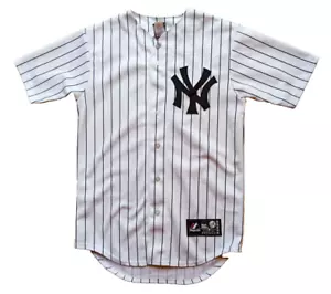 Majestic New York Yankees Home Pinstripe Jersey Trikot MLB weiß S - Bild 1 von 6