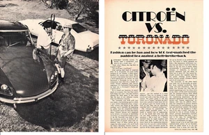 1969 CITROEN VS TORONADO  ~  ORIGINAL 6-PAGE ARTICLE / AD - Picture 1 of 1