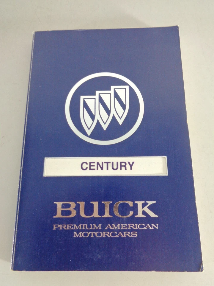 Manuale / Guida Buick Century Anno 1990 - Immagine 1 di 1