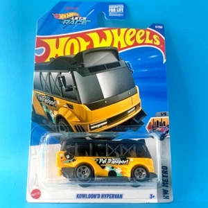 HOT WHEELS 2025 KOWLOON'D HYPERVAN METALFLAKE BLACK 6/250 HYX75 R. WONG DESIGN - Picture 1 of 2
