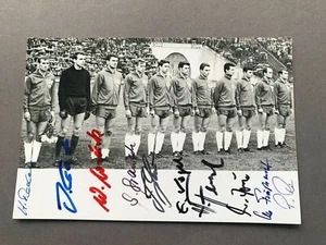 DDR-Fußballelf 1968 DFV (10x signiert)  signed Foto 10x15 Autogramm - Bild 1 von 1