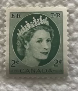 2 Cent 2c Canada Postage Stamp New Queen Elizabeth -5 Total - Picture 1 of 2