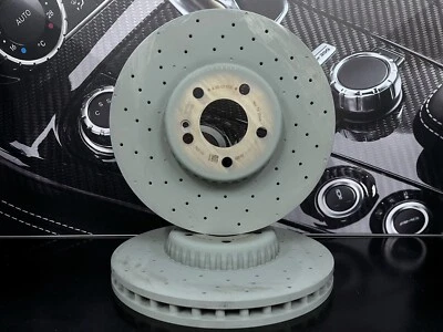 Genuine Mercedes-Benz 213 E-Class FRONT Bonded AMG Brake Discs X2 A0004218700 NE - Image 1 of 4