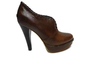 UGG Australia Para Mujer Jamison Plataforma Tacón Cuero Chocolate Nuevo 6 - Imagen 1 de 5