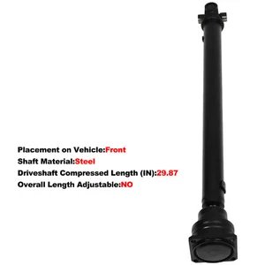 Front Driveshaft For Hummer H3 2007-2010 L5 3.7L Sport Utility 4WD/AWD 758mm - Picture 1 of 24