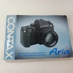 Contax Aria SLR Camera INSTRUCTION MANUAL ONLY - Picture 1 of 8