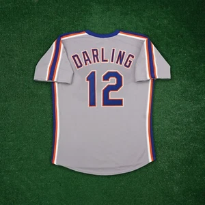 Ron Darling 1988 New York Mets Grey Road Men's Cooperstown Throwback Jersey - Picture 1 of 7