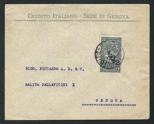 Italia Regno - 1913 - Cinquantenario Unità d'Italia : C. 2 su 15 su busta - Imagen 1 de 1