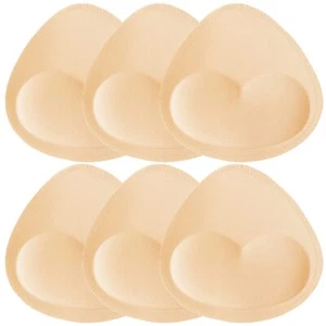 Removable Bra Pads Inserts Women's Comfy Sports Cups Bra Insert for Bikini To... - Picture 1 of 8