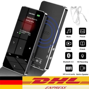 Support 16GB Bluetooth MP3 Player HiFi Bass Musik Spieler HD und Alarm Schwarz - Bild 1 von 18