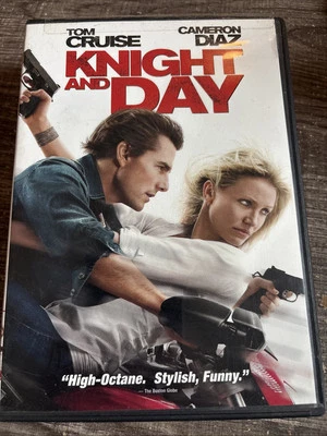 Knight and Day (DVD, 2010 20th Century Fox) Tom Cruise. Like New combine shippin - Image 1 of 3