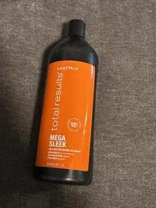 Matrix Total Results Mega Sleek Shea Butter Smoothing Hair Shampoo 33.8 oz New - Imagen 1 de 2