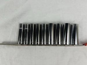 Vintage Craftsman 9pc 1/2" Drive Deep 12 Pt Socket Set 9/16”-1” 10 47531 47529 - Picture 1 of 8