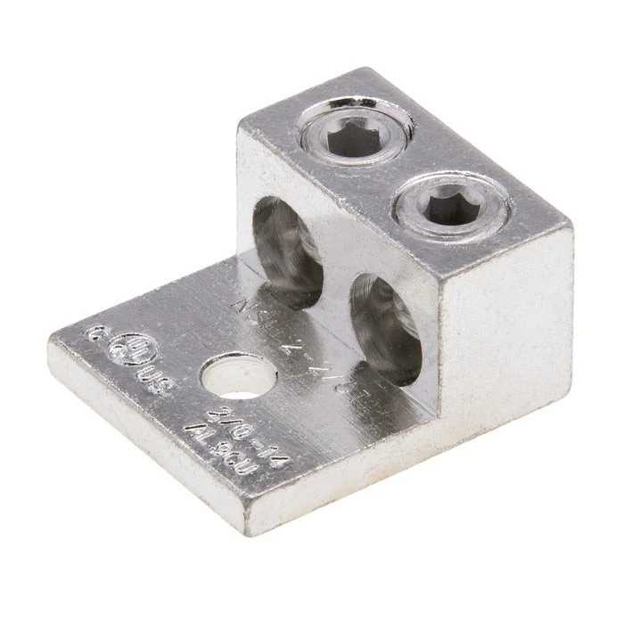 2 pc NSI 2-2/0T Dual Rated Mechanical Lug, 2/0 ?C 14 AWG - image 1 of 1