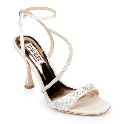BADGLEY MISCHKA Women’s Sally Curvy Heel Stiletto Sandals Size 9.5 - Image 1 of 4