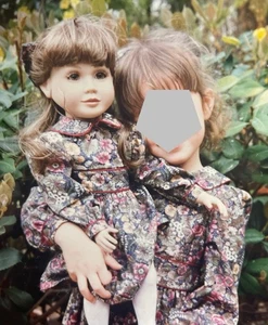 My Twinn Mädchen Größe 6 Kleid Puppenkleid Cottagecore Prärie Blumen Midi Schleifen USA - Bild 1 von 14