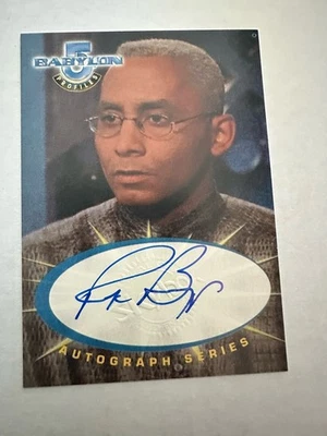 Babylon 5 1999  Profiles Richard Biggs As Stephen Franklin Autograph Card SA5 - Image 1 of 2