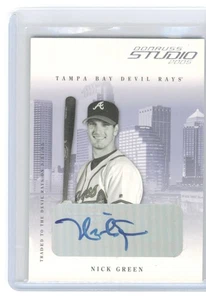 2005 Donruss Studio Auto Nick Green #31 Autograph Rays - Picture 1 of 2