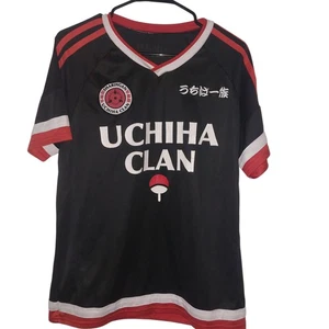 Camiseta de fútbol Box Lunch Naruto Shippuden Uchiha Clan Itachi negra talla M L anime - Imagen 1 de 6