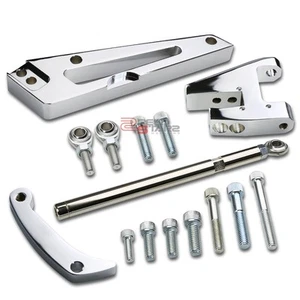 POLISHED ALUMINUM ALTERNATOR BRACKET FOR 396/402 CHEVY BBC SHORT WATER PUMP SWP - Picture 1 of 4