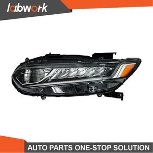 Labwork Headlight For Honda Accord 1.5L&2.0L 2018-2020 Chrome w/ LED DRL Left LH - Picture 1 of 17