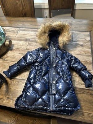 Appaman Sloan Puffer Coat Navy Shine Girl’s 2T - Image 1 of 4