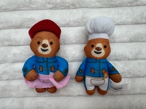 Set of 2 The Adventures of Paddington Bear Ballerina Dancer Chef McDonalds 2022 - Picture 1 of 11