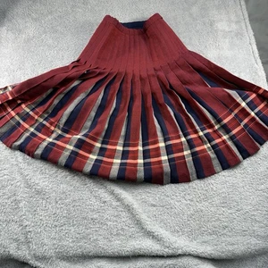 Gleneagles of Scotland Damen Faltenrock 14 Wolle Vintage wendbar BESCHREIBUNG LESEN - Bild 1 von 12
