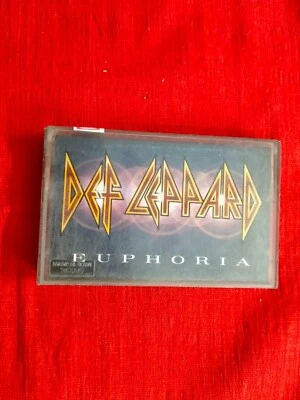 DEF LEPPARD EUPHORIA RARE CASSETTE INDIA insert indian tape 1999 - Image 1 of 4