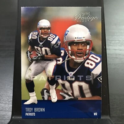 2003 Playoff Prestige Football Card #85 Troy Brown PATRIOTS - Image 1 of 2