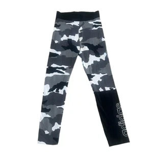Adidas Climalite Womens Tech Fit White/White Camo Athletic Leggings Sz S NWT - Picture 1 of 5