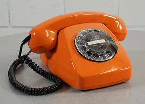 Post Siemens Wählscheibentelefon Telefon FeTAp 611-2a Orange Vintage Bj. 2.78 - Afbeelding 1 van 18