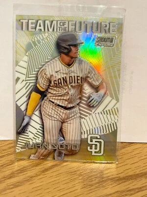 2022 Topps Stadium Club Chrome Team Of The Future Juan Soto #TOF-16 Padres - Image 1 of 2