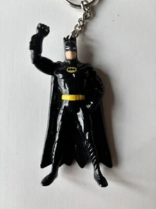 BATMAN RETURNS Keychain 1992 Applause PVC BATMAN Figure DC Comics Brand New Tags - Picture 1 of 5