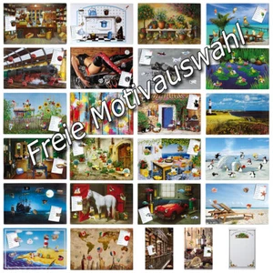 Motiv Magnettafel Pinnwand Deko 60x40 / 40x30 cm Wandtafel Magnet Wand Design - Bild 1 von 55