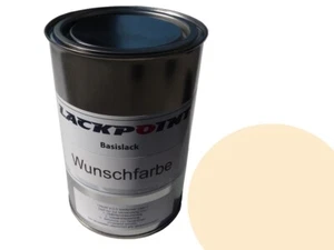 1 Liter Spritzfertigen Basislack RAL 1015 Hellelfenbein Autolack Lackpoint ! - Photo 1 sur 1