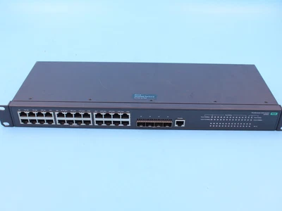 HP FlexNetwork 5130-24G-4SFP+ El Switch JG932A JG932-61001 TESTED  - Image 1 of 3
