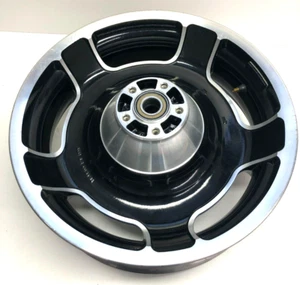 HARLEY-DAVIDSON OEM 41288-09 REAR WHEEL 2009-2017 BLACK AIRSTRIKE TOURING 16 X 5 - Foto 1 di 14