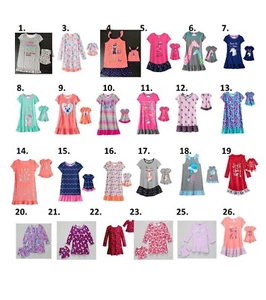 Girl 4-14 and 18" doll matching nightgown pajamas fit dollie me American girls - Picture 1 of 19