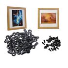 Durable Picture Frame Turn Button Iron Picture Hanger Screws  Home