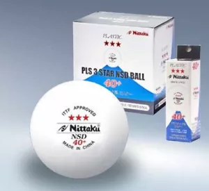 Nittaku NSD 3 stelle palla da tennis da tavolo 120 scatola - Foto 1 di 1