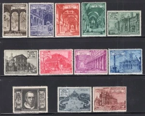 Città del Vaticano 1949 Basilica Set Completo Zecca H #122-31, E11-12 - Foto 1 di 1