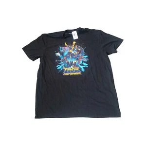 Marvel Mens Black Thor Love And Thunder Avengers T Shirt Size XXL - Picture 1 of 9
